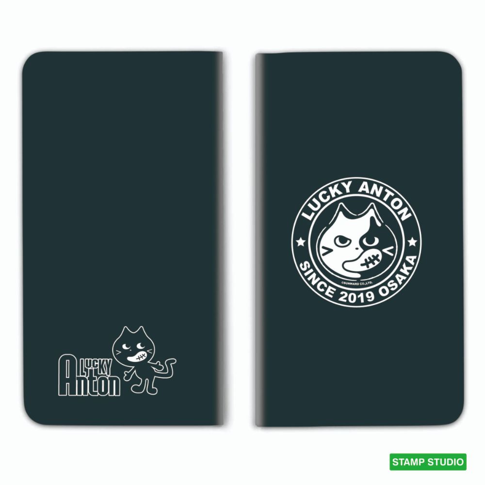 アントンスマホケースロゴ（手帳型）