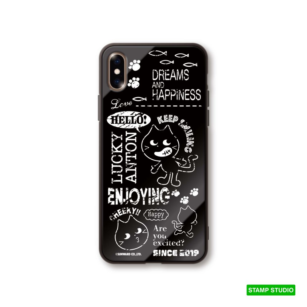 アントンスマホケース（チョーク（クリア）