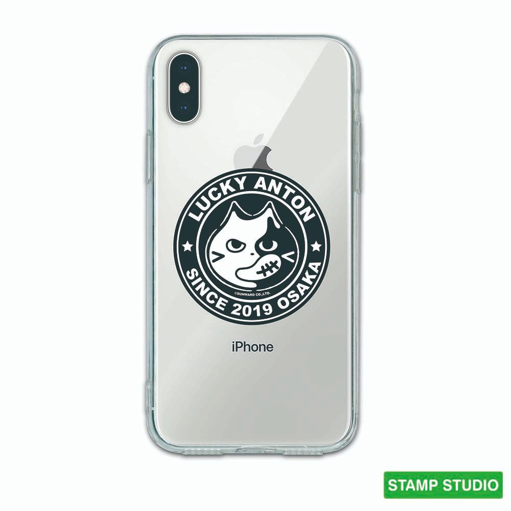 アントンスマホケースロゴ（クリア）